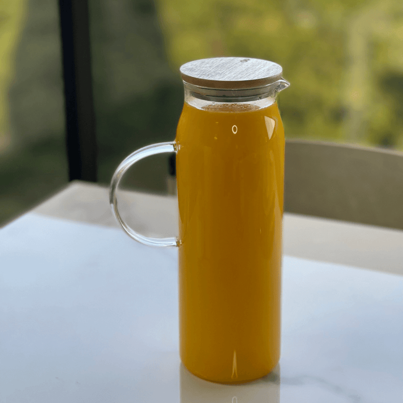 Jarra de Servir com Tampa de Bambu 1,5 Litros