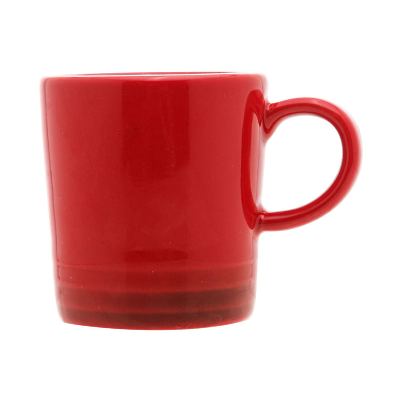 Jogo 2 Xícaras de Café Cerâmica Retrô Vermelha 100ml