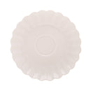 Jogo 2 Xicaras de Café Porcelana com Pires Petala Branco 90ml