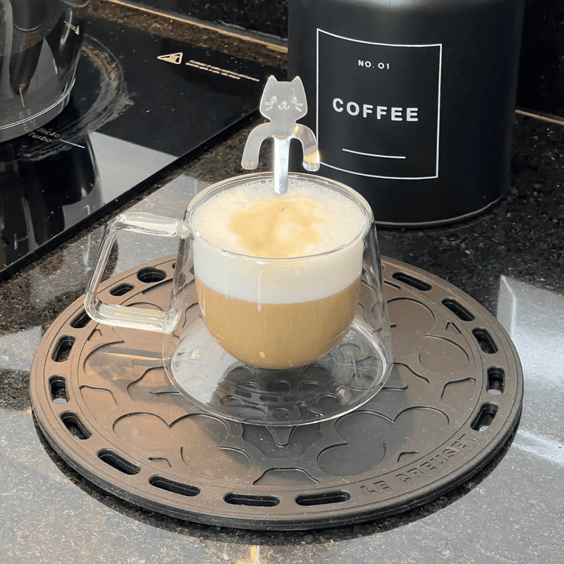 Jogo 2 Xícaras para Café e Chá Parede Dupla Vidro Borossilicato 180ml