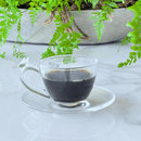 Jogo 4 Xícaras de Café Bird com Pires Cristal 80ml