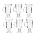 Jogo 6 Taças para Cappuccino de Vidro Sodo-Calcico 114ml