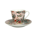 Jogo 6 Xicaras Bib Mood Coffe para Café com Pires Porcelana 90ml