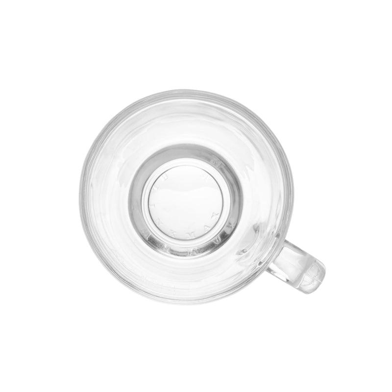 Jogo 6 Xícaras de Café 65ml com Pires Coração e Suporte de Madeira Teca