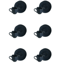 Jogo 6 Xícaras de Café com Pires Bio Night Blue 120ml