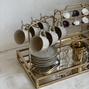 Jogo 6 Xícaras de Café com Píres Bio Rustic Clay 120ml