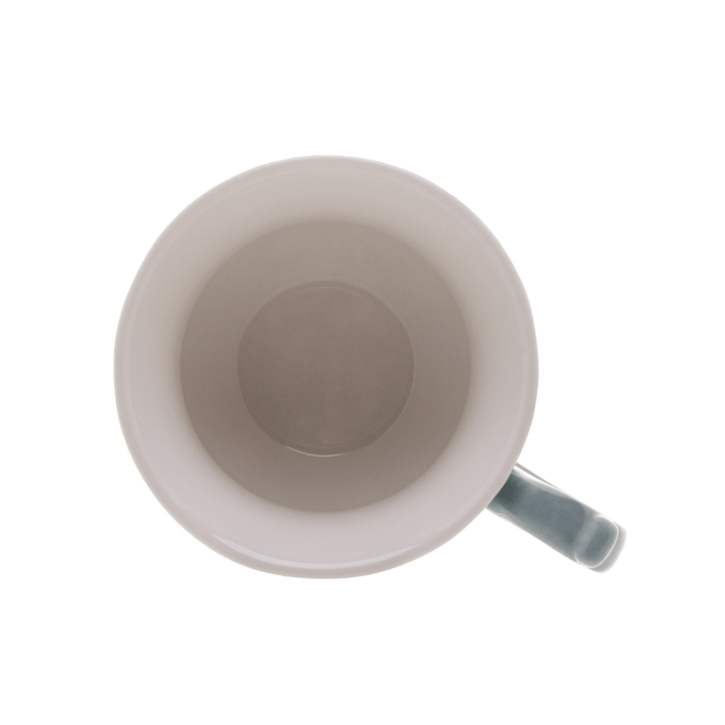 Jogo 6 Xicaras de Café com Pires em Porcelana Fancy Verde 90ml