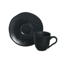 Jogo 6 Xicaras de Café com Pires Orgânico Eclipse 120ml