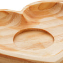 Jogo 6 Xicaras de Chá com Pires Coração Madeira Pinus 190ml