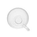 Jogo 6 Xicaras de Chá com Pires Coração Madeira Pinus 190ml