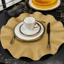 Jogo De Xícaras Para Café Dourada Com Pires Porcelana Alça Ouro Paddy 90ml - 6 Peças