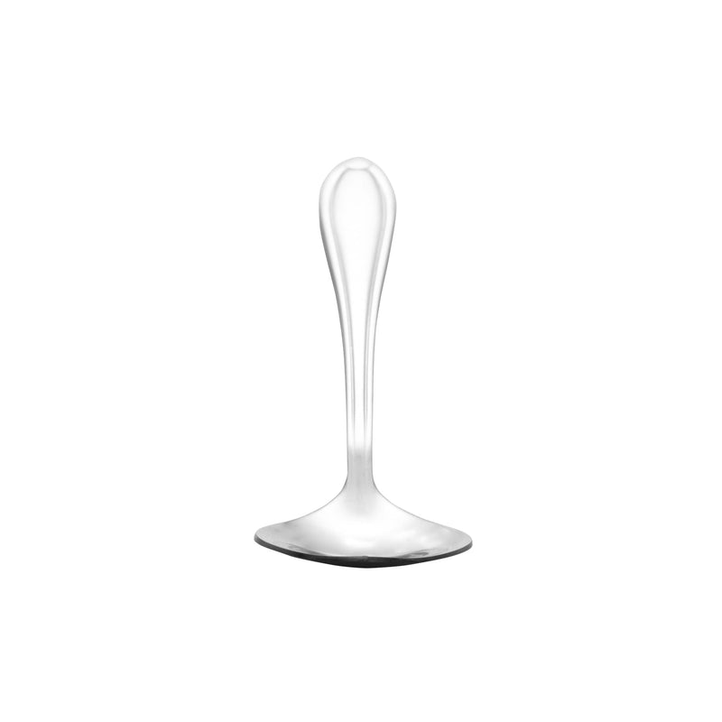 Jogo de 4 Colheres Aço Inox para Chá Heart Coração Prateada 12,7 cm