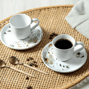 Jogo de 6 Xícaras de Café com Pìres Bio Encanto