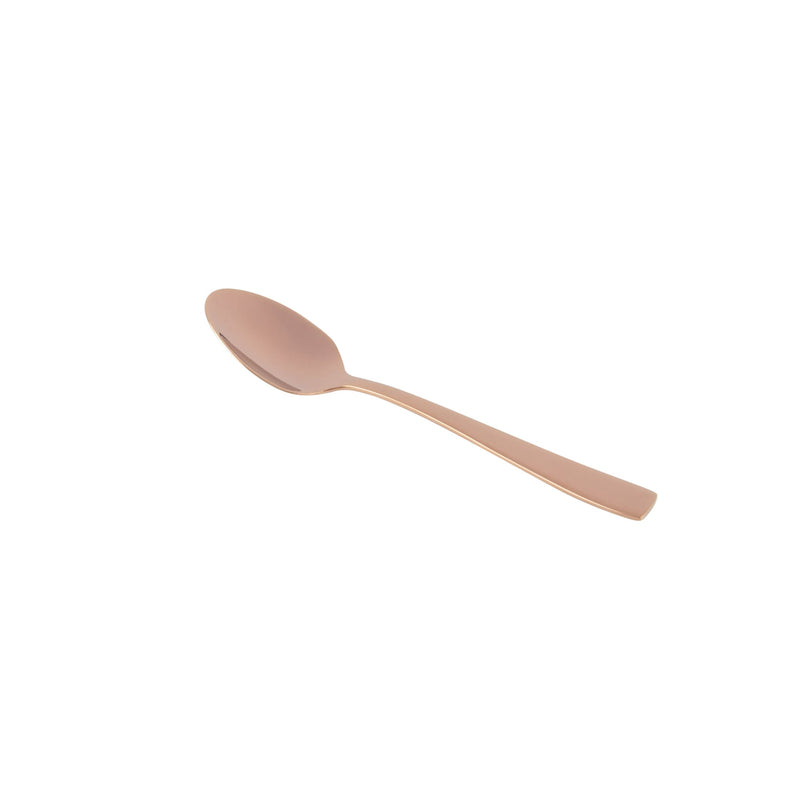 Jogo de Colheres para Café Aço Inox Rose Gold Pisa 6 Peças