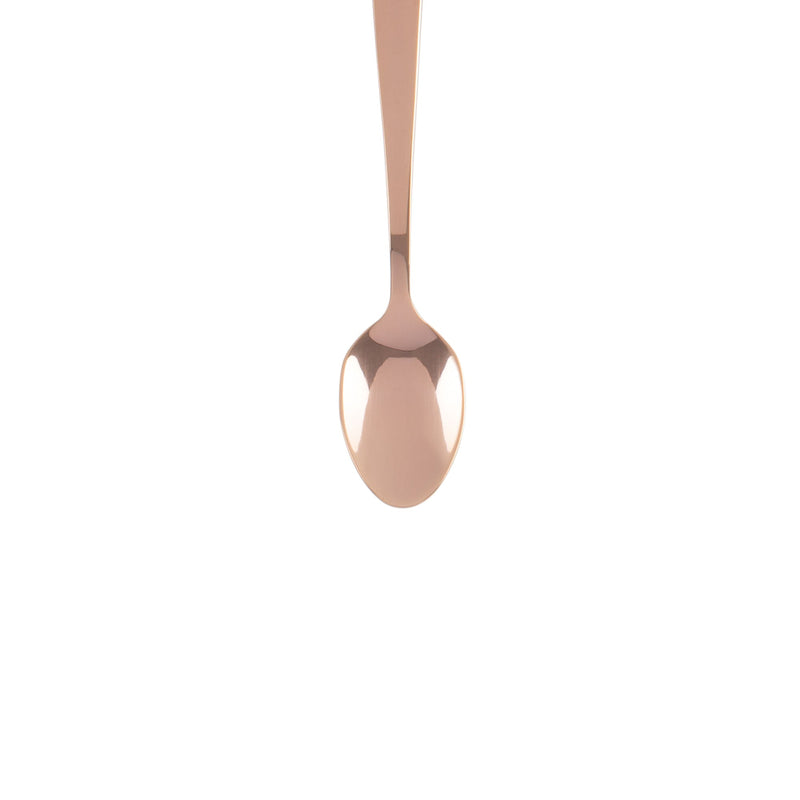 Jogo de Colheres para Café Aço Inox Rose Gold Pisa 6 Peças