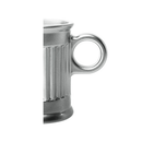 Jogo de Xicaras para Café em Cristal Cromada 85ml 6 Peças