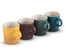 Jogo Set Canecas Espresso Botanique 4 peças 100ml Le Creuset