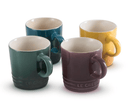 Jogo Set Canecas Espresso Botanique 4 peças 100ml Le Creuset