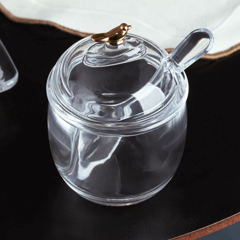 Kit para Mesa Posta de Café Linha Golden Bird 7 Peças