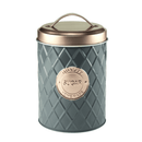 Lata Metal Geometric Handle Sugar Cinza e Rose Gold