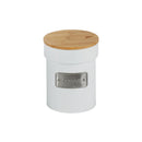 Lata Porta Condimentos Açúcar Branco Matte Sugar 1 Litro 14,5cm x 11,2cm