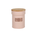 Lata Porta Condimentos Açúcar Rose Matte Sugar 1 Litro 14,5cm x 11,2cm