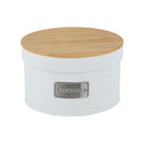 Lata Porta Condimentos Biscoito Matte Cookies Branco 3,5 Litros