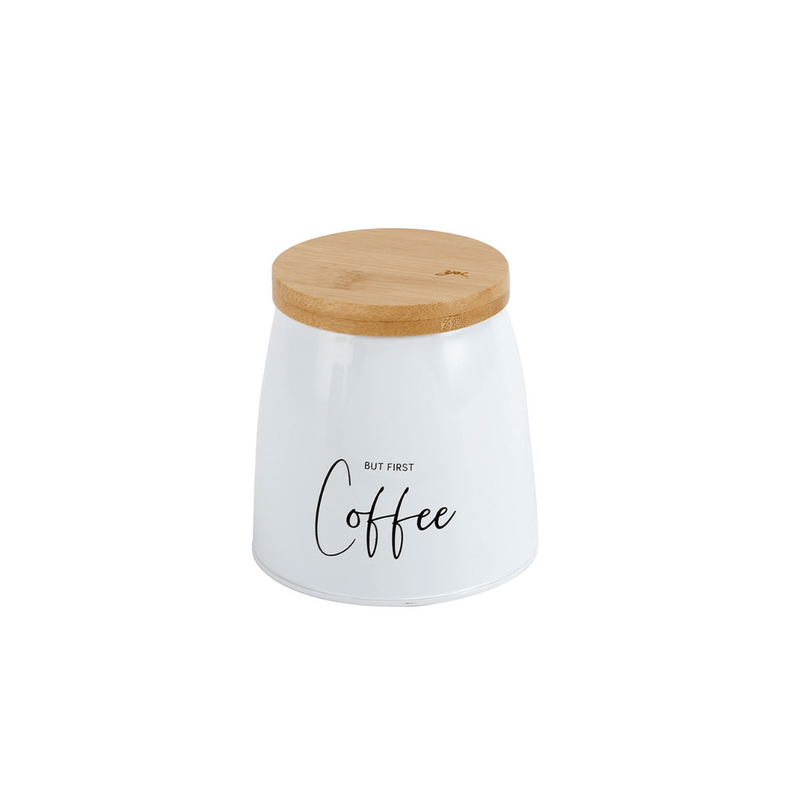 Lata Porta Condimentos Sunshine Coffee Branco 800ml