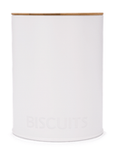 Lata Porta Mantimentos  Para Biscoitos Canister Branco