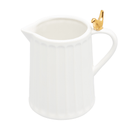 Leiteira Cerâmica Branca 180ml Colibri