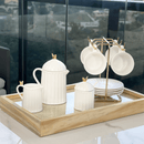 Leiteira Cerâmica Branca 180ml Colibri