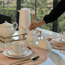 Açucareiro em Porcelana Birds Branco 300ml