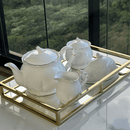 Açucareiro em Porcelana Birds Branco 300ml