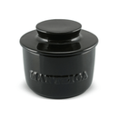 Manteigueira Francesa em Cerâmica Preta 250g