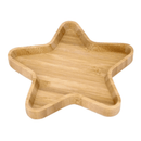 Mini Petisqueira Estrela em Bambu 15cm
