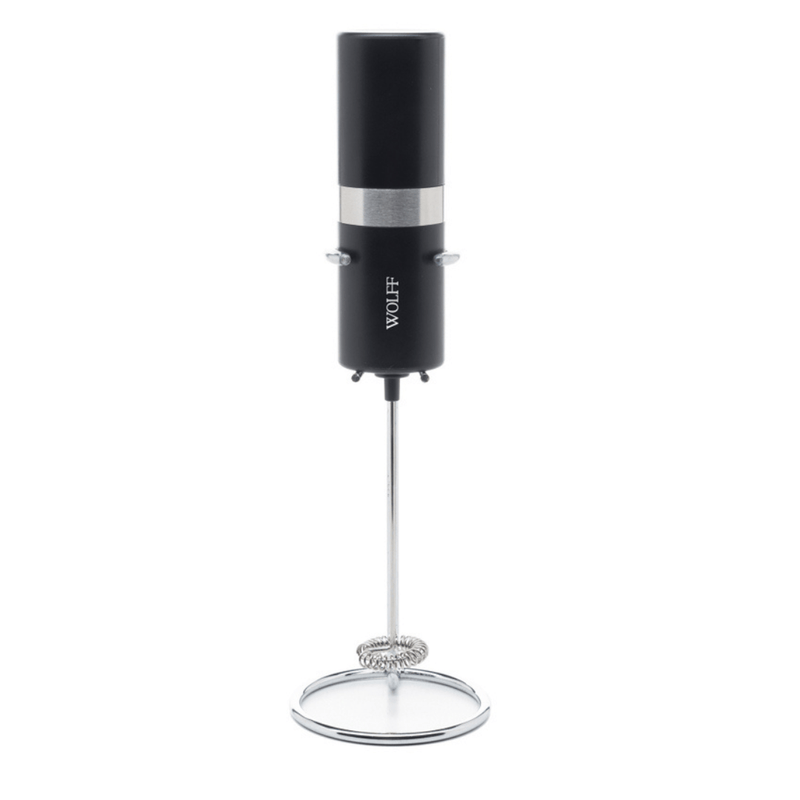 Mixer Elétrico para Bebidas em Aço Inox e Plástico com Suporte