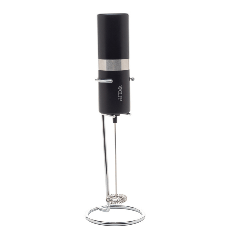 Mixer Elétrico para Bebidas em Aço Inox e Plástico com Suporte