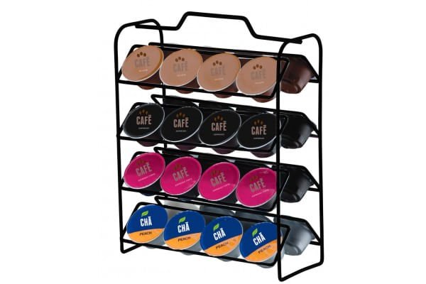 Organizador Porta Cápsulas de Café Dolce Gusto Preto Fosco