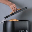 Porta Pão Metalla Preto 33,5cm