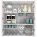 Porta Xicaras Suspenso Organizador Essence Branco  - 27 cm