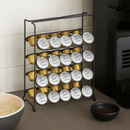 Porta Cápsulas de Café Nespresso Aço Preto