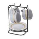 Suporte Maior Porta Pires e Xícara De Chá Ônix