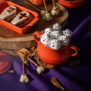 Pote de Cerâmica Retrô Laranja 16,5cm