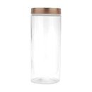 Pote de Vidro Borossilicato Com Tampa de Cobre 2,1l