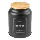 Pote Hermético para Café Sense Preto 1,1 Litros