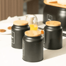 Pote Hermético para Café Sense Preto 1,1 Litros