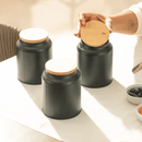 Pote Hermético para Café Sense Preto 1,1 Litros