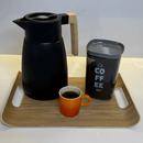 Pote Hermético Porta Mantimento Café My Coffee com Colher Chumbo