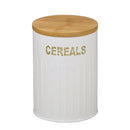 Pote para Mantimentos Cereais Branco 16cm