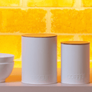 Pote Porta Mantimentos Para Café Canister Branco